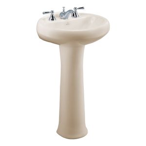 Lavamanos con pedestal SIBILA bone. - BRIGGS