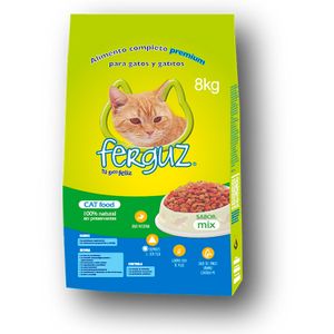 Alimento para gato PREMIUM 100% natural tipo croquetas. - FERGUZ
