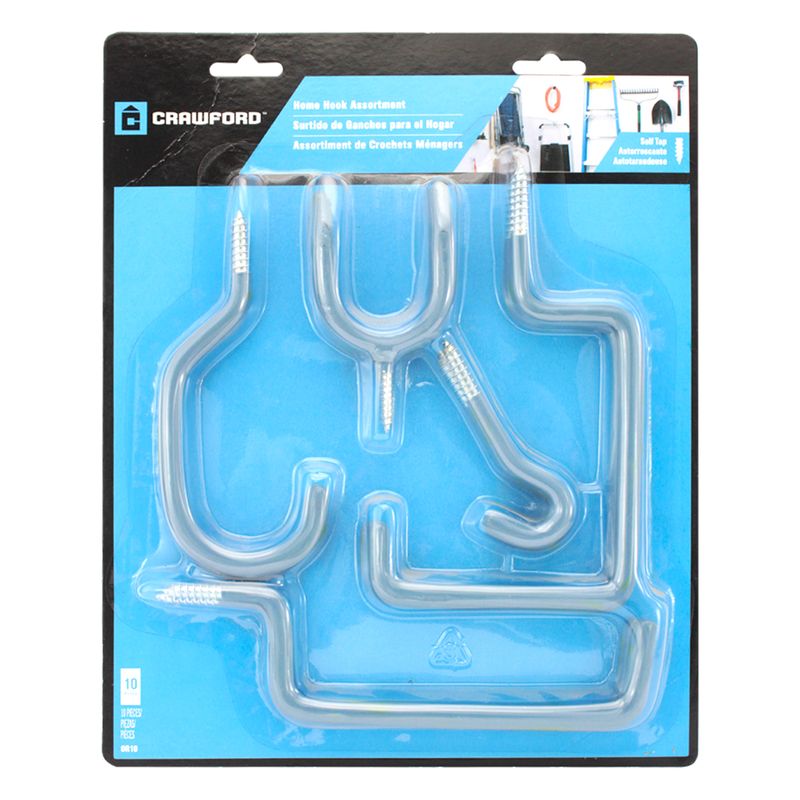 Set-de-ganchos-para-empotrar-multiusos-elaborados-en-hierro-con-recubrimiento-de-plastico-TPR-antideslizante-