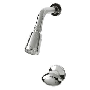 Llave campanola para ducha DOCCIA cromada con regadera. - EDESA