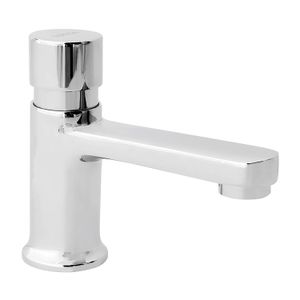 Llave para lavamanos temporizada PREMIUM cromada. - EDESA