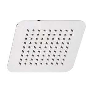 Regadera cuadrada slim ABS cromado de 20 x 20 cm. - BRIGGS