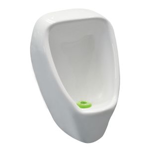Urinario Ecozero blanco de cerámica sanitaria para colgar en la pared. - BRIGGS