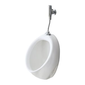 Urinario Bolton blanco de entrada superior para colgar en la pared. - EDESA