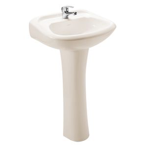 Lavamanos con pedestal CHELSEA bone. - EDESA