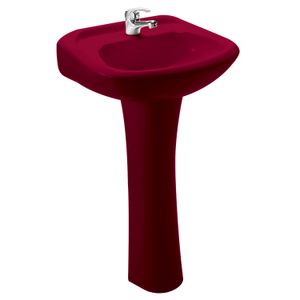 Lavamanos con pedestal CHELSEA cherry. - EDESA