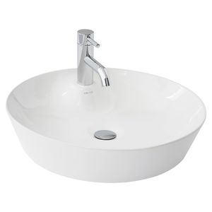 Lavamanos ROUND SLIM FAUCET blanco. - BRIGGS
