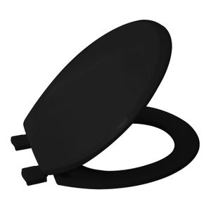 Asiento para inodoro aragón redondo negro - EDESA