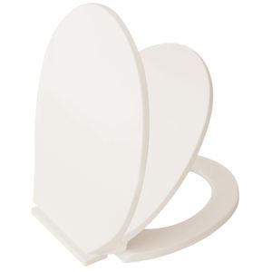 Asiento para inodoro status premium redondo bone. - EDESA
