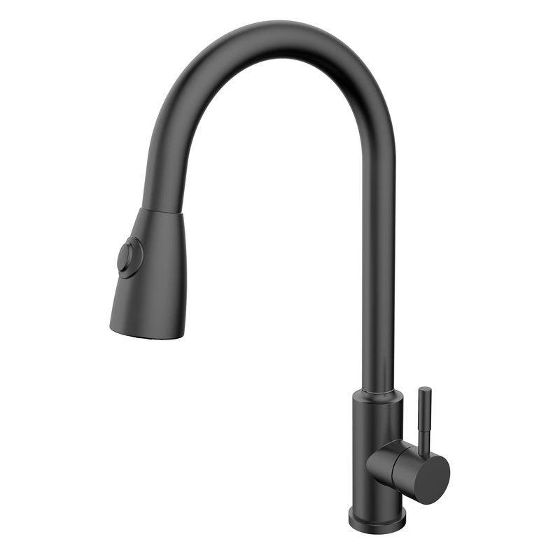 SCARLET-MONOMANDO-PARA-COCINA-PULL-OUT-NEGRO-manilla-tipo-palanca-la-misma-que-aporta-un-mayor-impacto-visual.