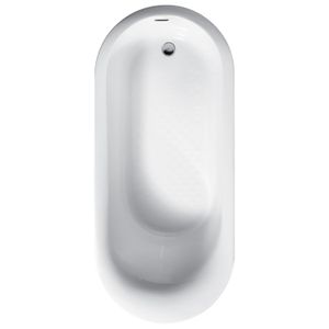 Tina de baño diseño Creta 170 cm de acrílico blanco bone, además tiene superficie antideslizante. - BRIGGS