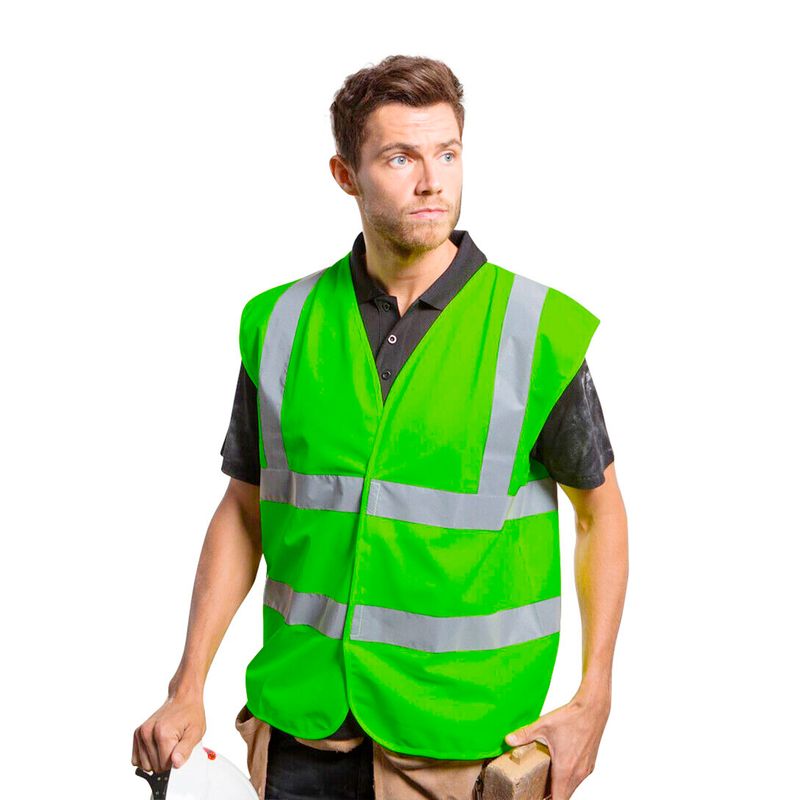 Chaleco-reflectivo-de-talla-GRANDE--de-poliester-ultra-liviano-con-cintas-velcro-y-3-bandas-reflectivas.