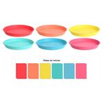 Set-de-platos-de-23-cm-fabricados-en-plastico-polipropileno.