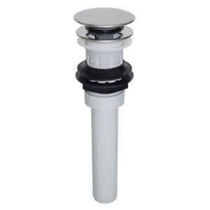 Desagüe de 1-1/4” pp push button universal para lavamanos con rebosadero. - EDESA