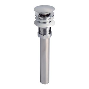 Desagüe largo de 1-1/4" push button para lavamanos sin rebosadero. - BRIGGS