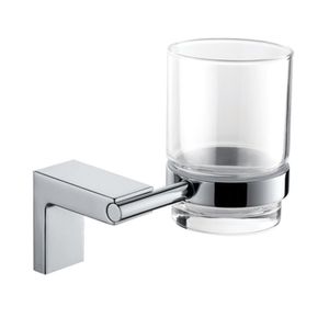 Porta vasos de diseño Rotondo cromado. - BRIGGS