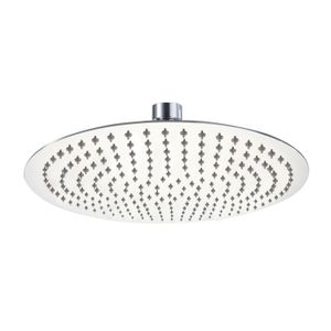 Regadera redonda slim ABS latón cromado de 40 cm. - BRIGGS