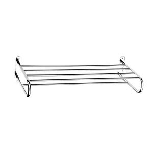 Repisa de baño para toallas de acero inoxidable cromado de 47.7 cm. - BRIGGS