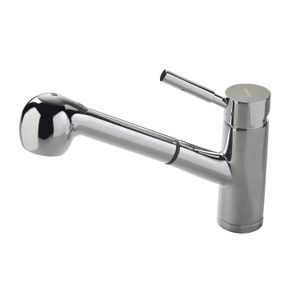 Monomando Scarlet pull out para cocina de latón cromado. - BRIGGS