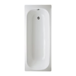 Tina de baño diseño Nueva Europa de acero esmaltado color blanco bone de 170 cm. - EDESA