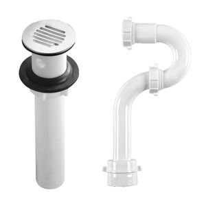 Desagüe de 1-1/2" PP con rejilla y Sifón para fregadero de cocina. - EDESA