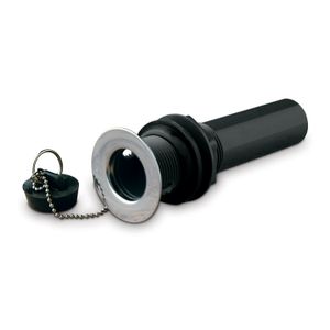 Desagüe de 1-1/2" PP con tapón y cadena para fregadero de cocina. - EDESA