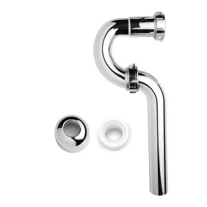 Sifón de 1-1/4” abs cromado con acople. - BRIGGS