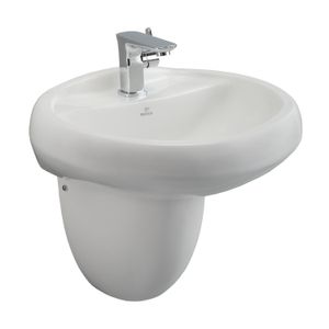 Lavamanos con pedestal corto SIBILA blanco. - BRIGGS