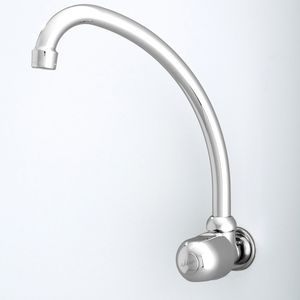 Llave de cocina ECONOVO cromado para pared. - EDESA