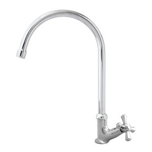 Llave sencilla de cocina NEW PRINCES cromado con sifón. - EDESA