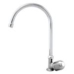 Llave-sencilla-Econovo-de-mesa-para-cocina-de-laton-cromado-y-manillas-ABS.