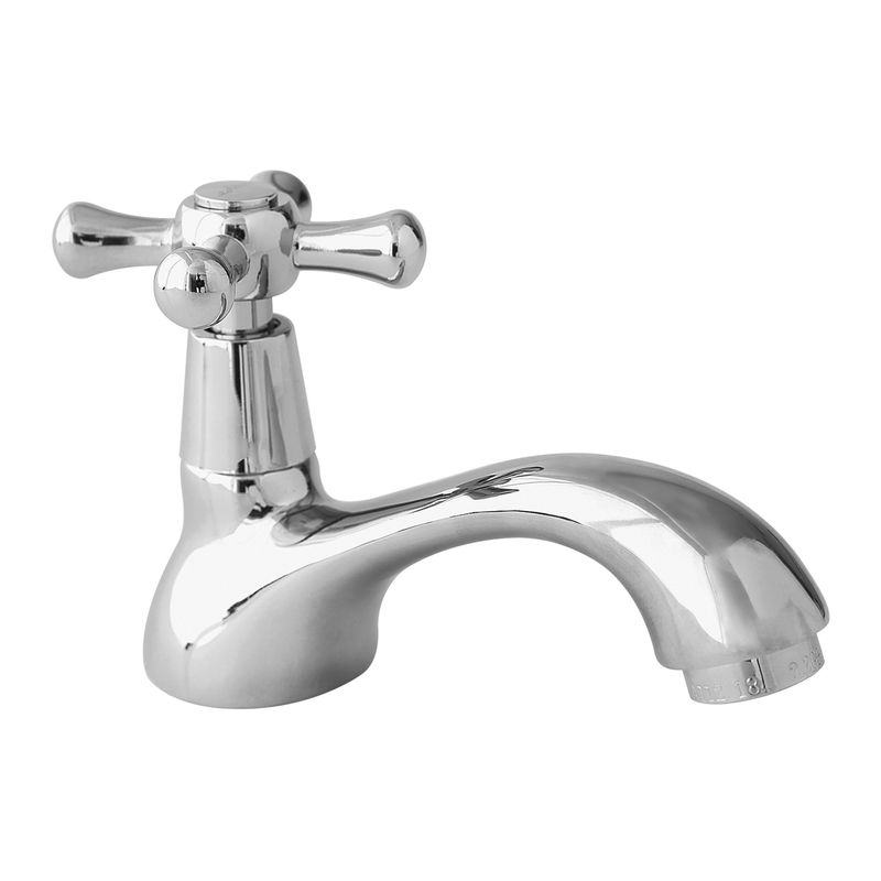 Llave-sencilla-New-Princess-Plus--pico-largo--para-lavamanos-de-laton-cromado.