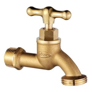 Llave de manguera ultra liviana 1/2", color bronce. - EDESA