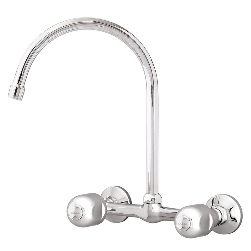 Llave-mezclador-Econovo-bimando-8-de-pared-para-cocina-de-laton-cromado-y-manija-ABS.