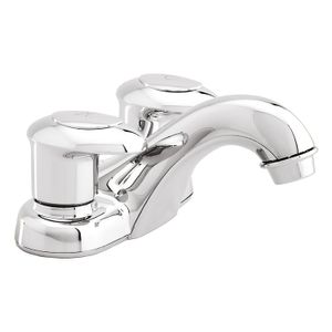 Llave mezclador Doccia centerset 4" para lavamanos, cuerpo de resina acetal con
recubrimiento de ABS. - EDESA