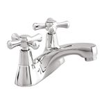 Llave-mezclador-New-Princess-centerset-4--para-lavamanos-con-kit-de-laton-cromado-y-manija-tipo-cruz.