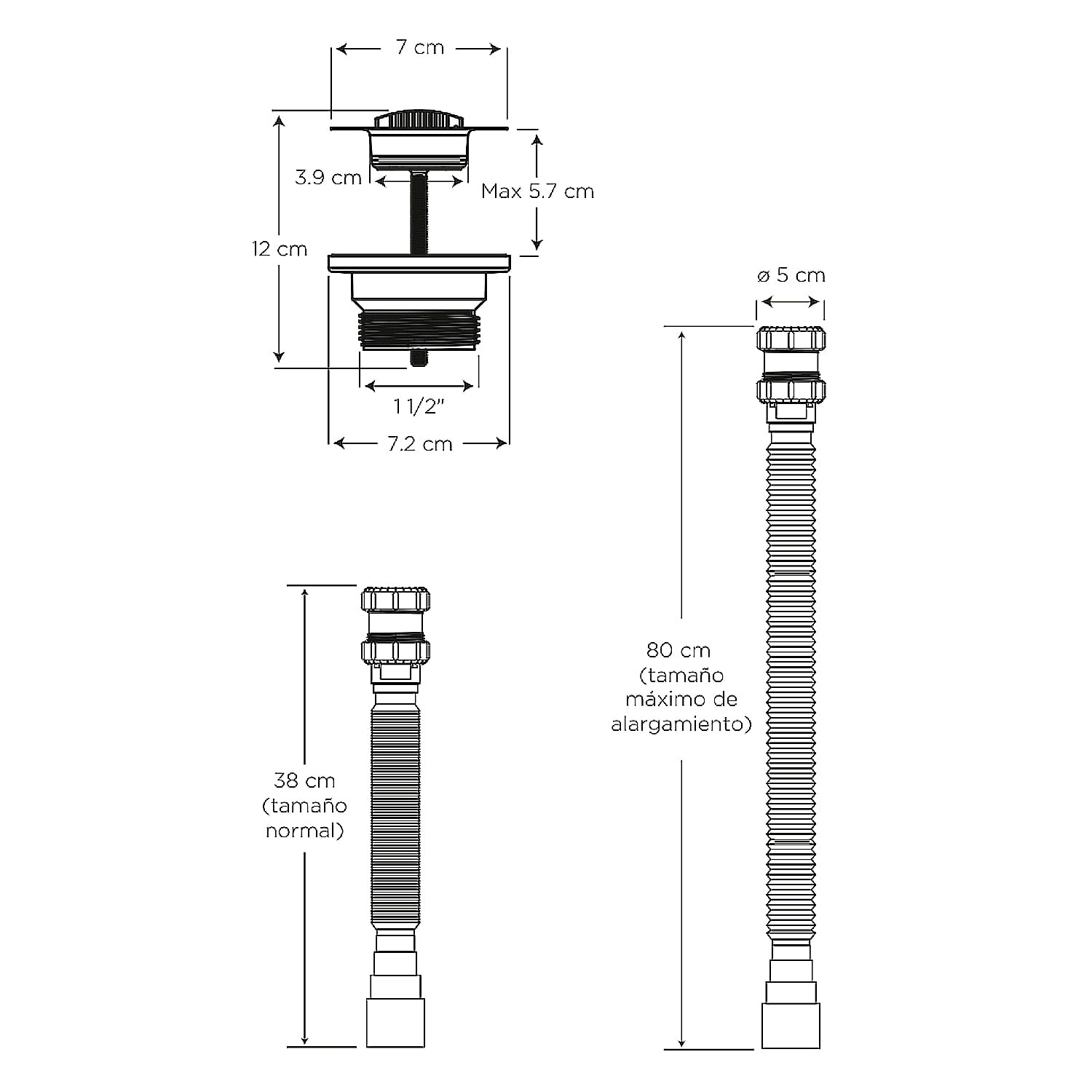 Juntas De Recambio Para Cesto Colador Franke - 2 Piezas, Compatibles Con Modelos 3.5 Pulgadas