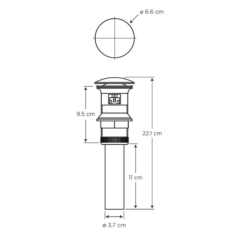 Desague-de-1-1-4--PP-Push-Button-para-lavamanos.