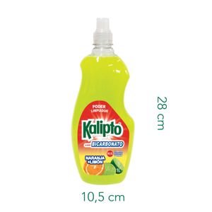Desinfectante con aroma a naranja limón con bicarbonato 1 lt - KALIPTO
