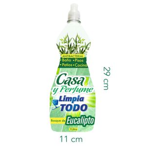 Limpiador desinfectante multiusos con aroma a bosques de eucalipto; 1 l - KALIPTO