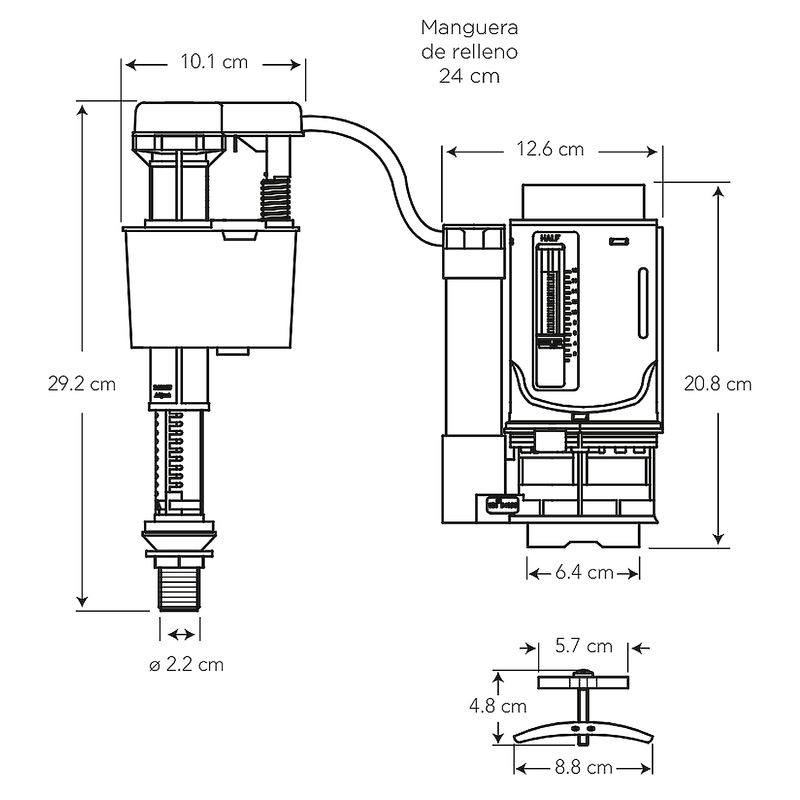 Herraje-dual-flush-2”-para-inodoro-one-piece.