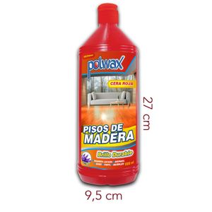 Cera para pisos de brillo durable para pisos oscuros; 1 lt - POLWAX