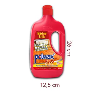 Cera abrillantadora roja para pisos oscuros; 1 lt - POLWAX
