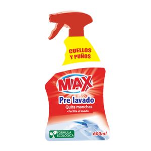 Prelavado quitamanchas para cuellos y puños; 600 ml - MAX
