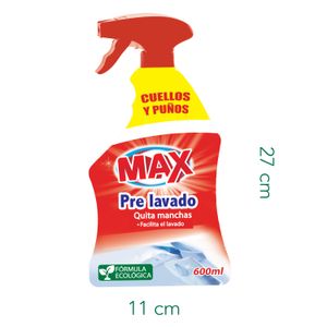 Prelavado quitamanchas para cuellos y puños; 600 ml - MAX
