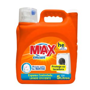 Detergente liquido High Efficiency; 5 lt - MAX