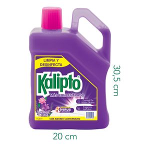 Limpiador desinfectante con aroma a lavanda floral; 1 gl - KALIPTO
