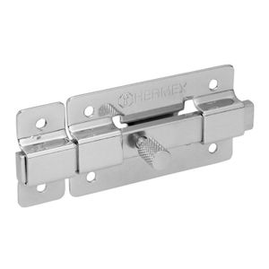Pasador de barra plana 3" acabado cromo - HERMEX