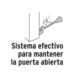 Gancho latonado para puerta - HERMEX