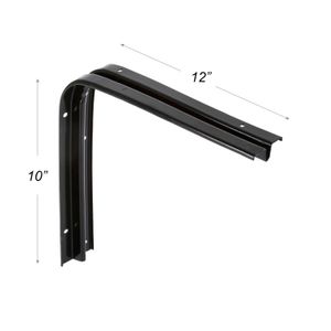 Soporte fijo metálico de 10 x 12 pulgadas con capacidad de carga de 100 kg - DUCASSE INDUSTRIAL